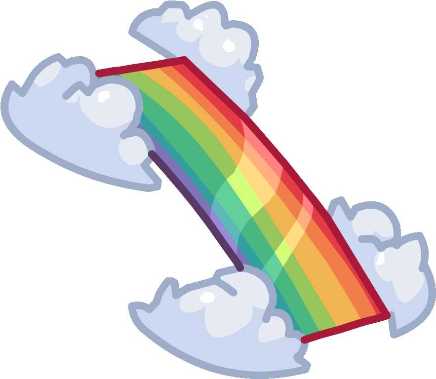 Rainbow Bridge Club Penguin Wiki Fandom Powered By - Club Penguin Bridge Clipart (908x792), Png Download