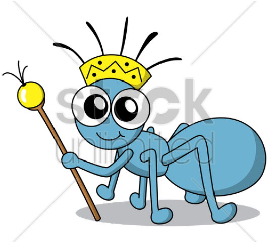 Ants Clipart Easy - Ant With Crown Clipart - Png Download (640x480), Png Download