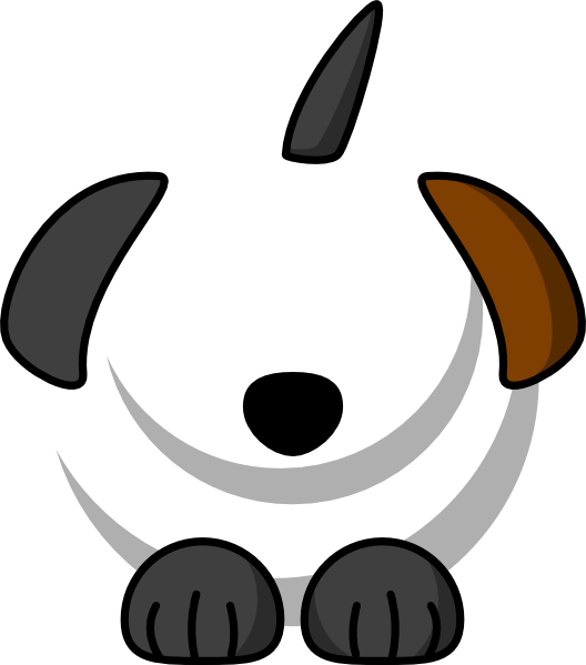 Dog Paw Png Cartoon Clipart (528x599), Png Download