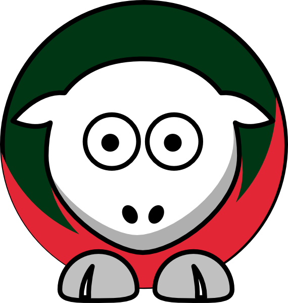 Original Png Clip Art File Sheep Milwaukee Bucks Team Transparent Png (570x598), Png Download