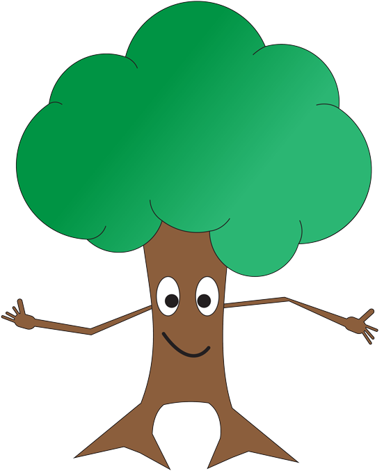 Shrub Bushes Clipart Tall Tree - Png Download (573x700), Png Download