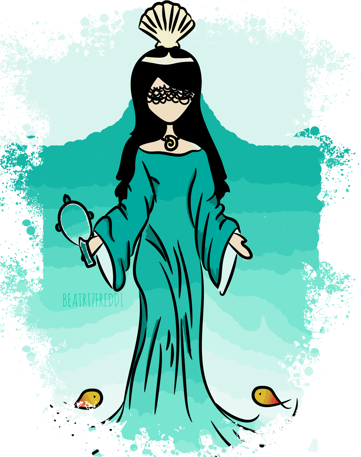 Evil Sun Goddess Clipart - Png Download (1300x1620), Png Download