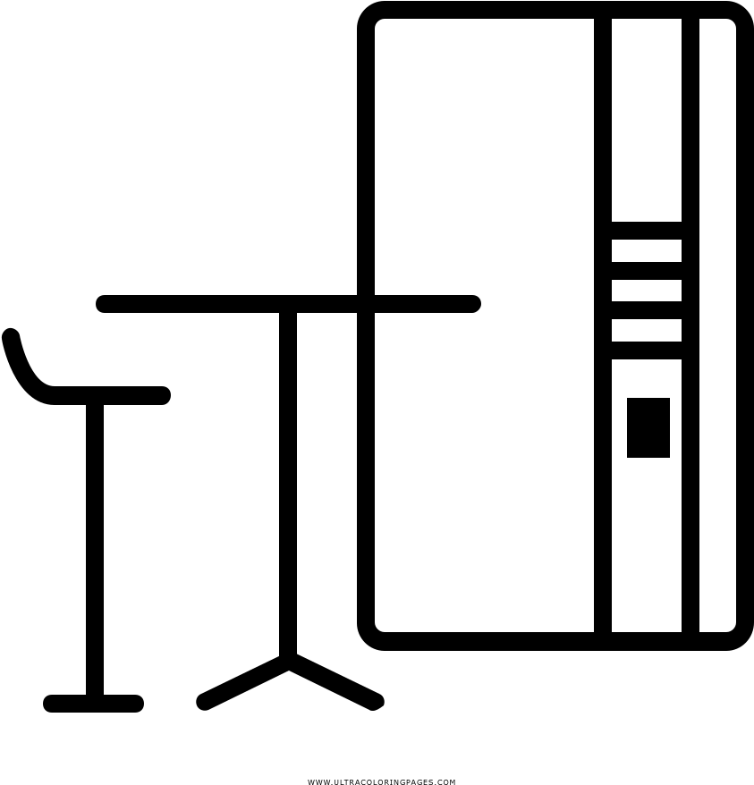 Vending Machine Coloring Page Clipart (1000x1000), Png Download