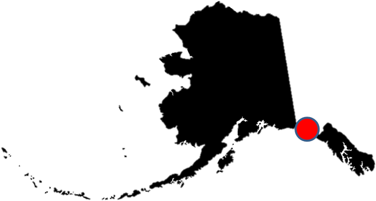 Map Of Alaska Clipart (771x450), Png Download