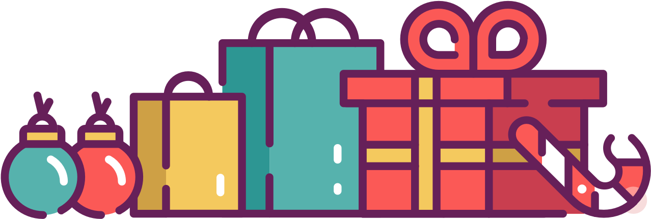 Colorful Christmas Presents Clip Art - Png Download (1920x1280), Png Download