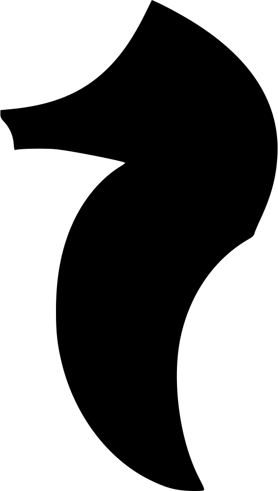 Seahorse Sea Horse Hippocampus Comments Clipart (556x980), Png Download