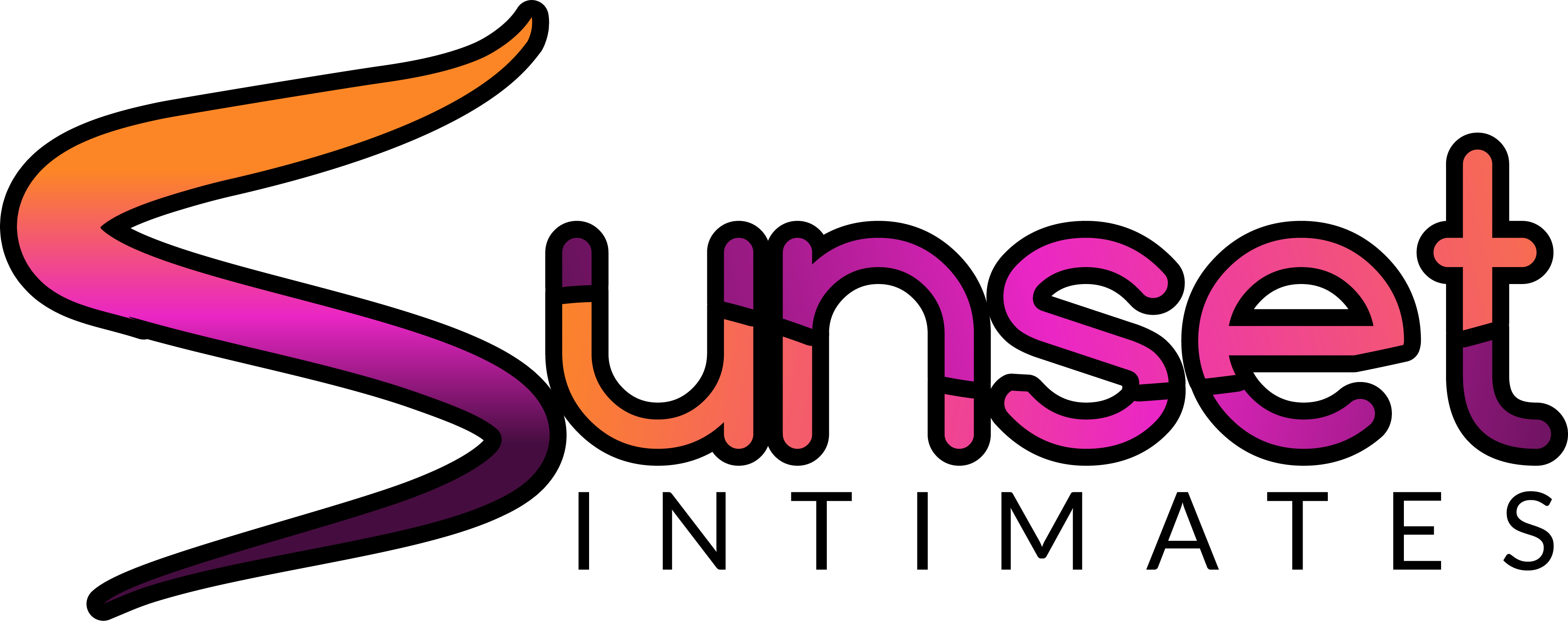 New Sunset Intimates-01 Clipart (3793x1502), Png Download