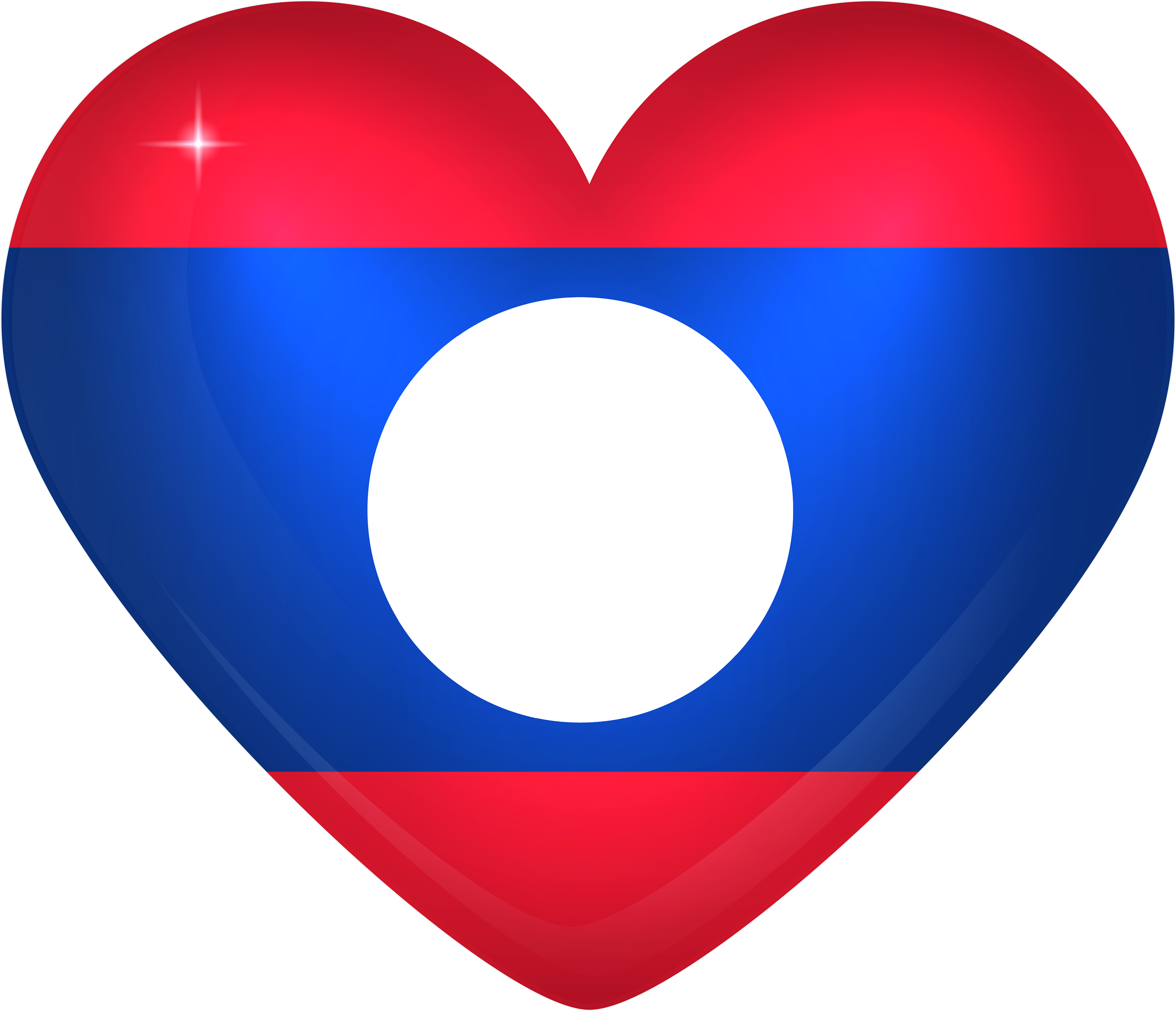 Free Png Download Laos Large Heart Flag Clipart Png Transparent Png (850x731), Png Download
