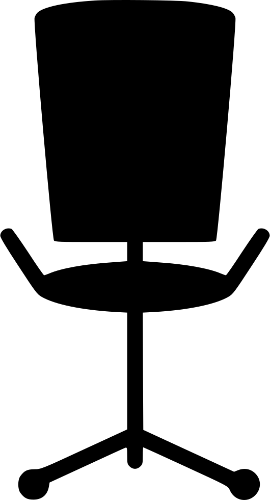 Seat Sitting Working Chair Comments Clipart (530x980), Png Download