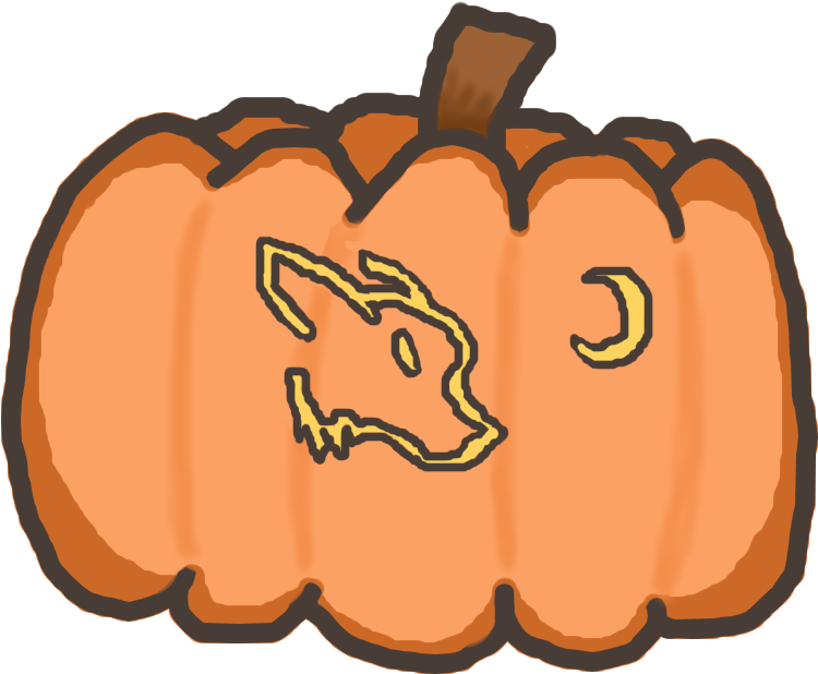 Did A Little Pumpkin In Paint Tool Sai, Carved With Clipart (770x630), Png Download