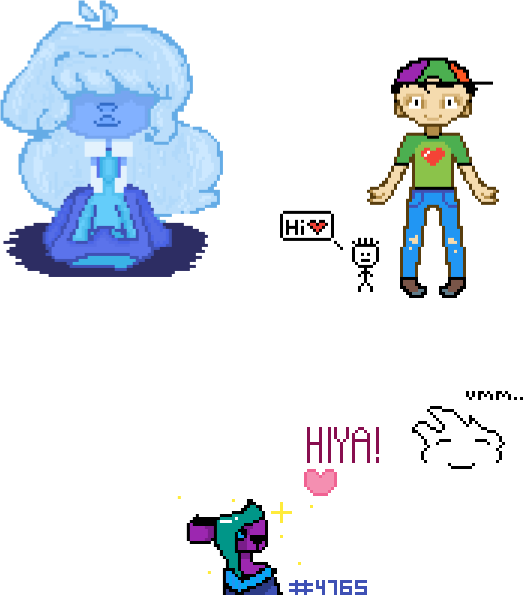 Pixel Sapphire Clipart (1200x1200), Png Download