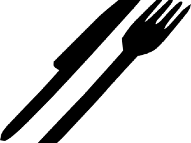 Cutlery Clipart Knife Fork - Png Download (640x480), Png Download
