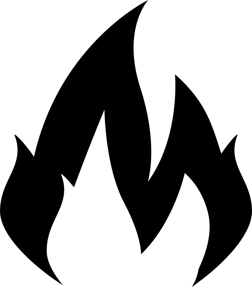 Fire Flames Comments Clipart (862x980), Png Download