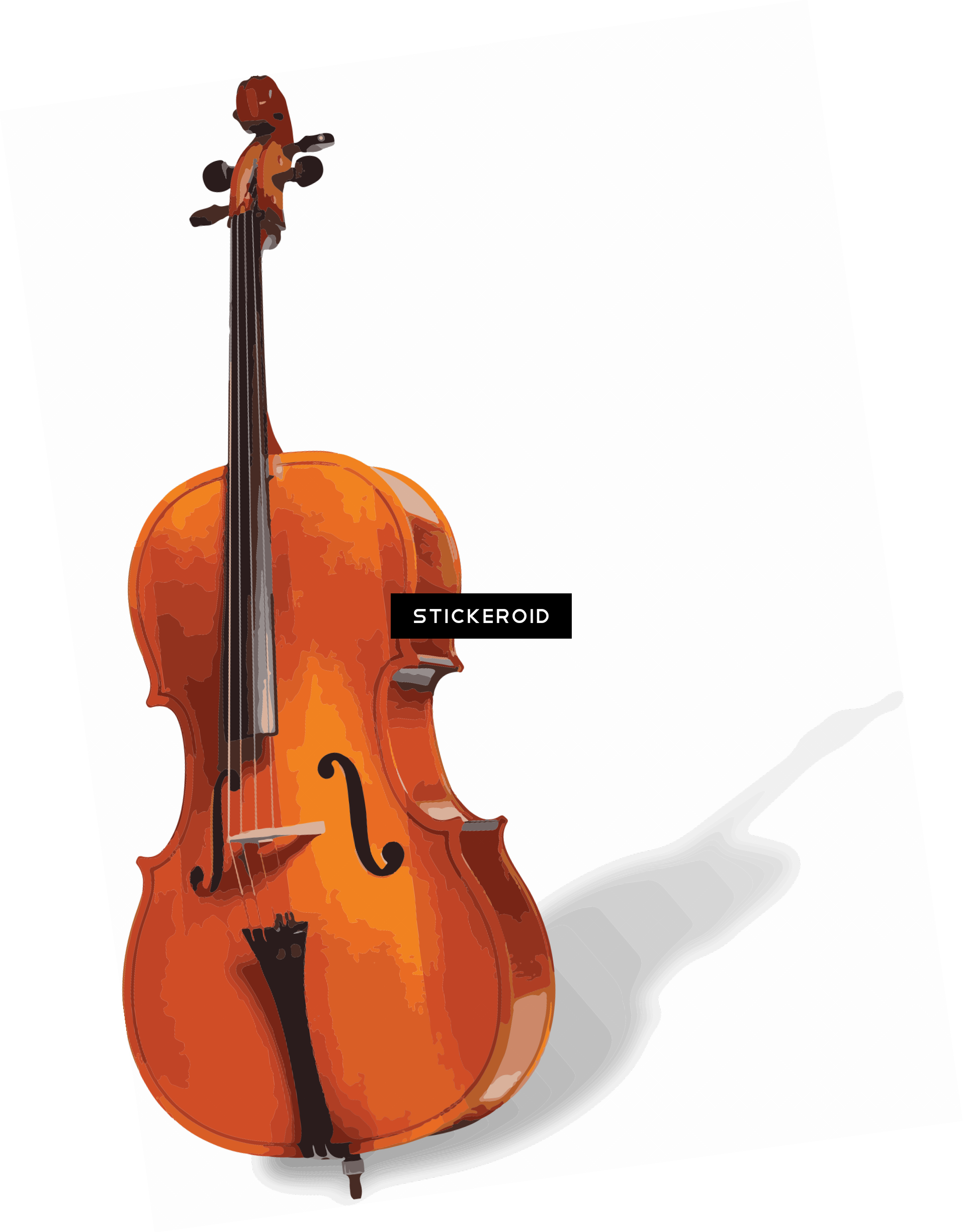 Cello Music Clipart (1915x2450), Png Download