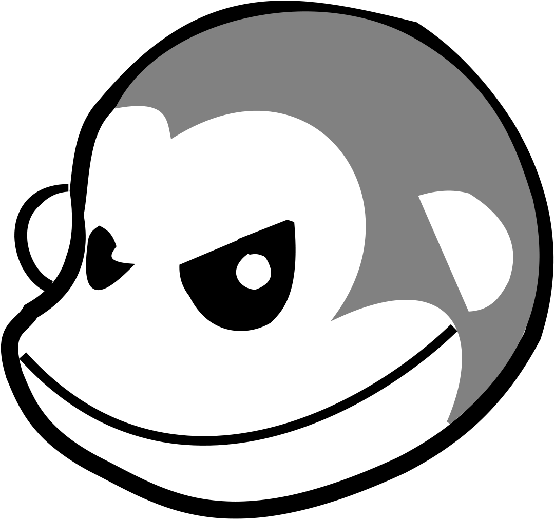 Monkey Bone Records Clipart (1200x1200), Png Download