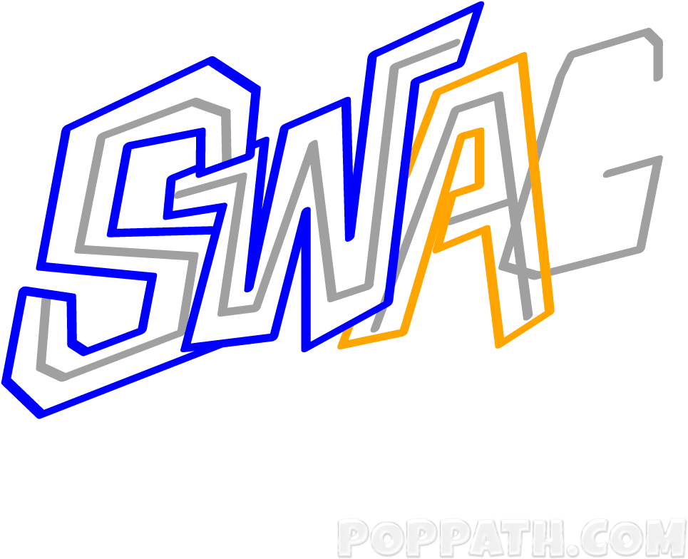 Drawn Graffiti Swag Clipart (1000x1000), Png Download
