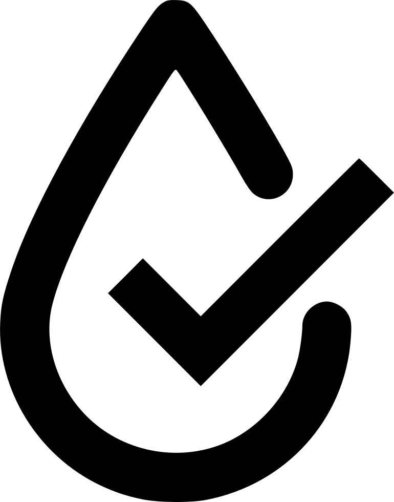 Water Drop Check Comments Clipart (770x980), Png Download