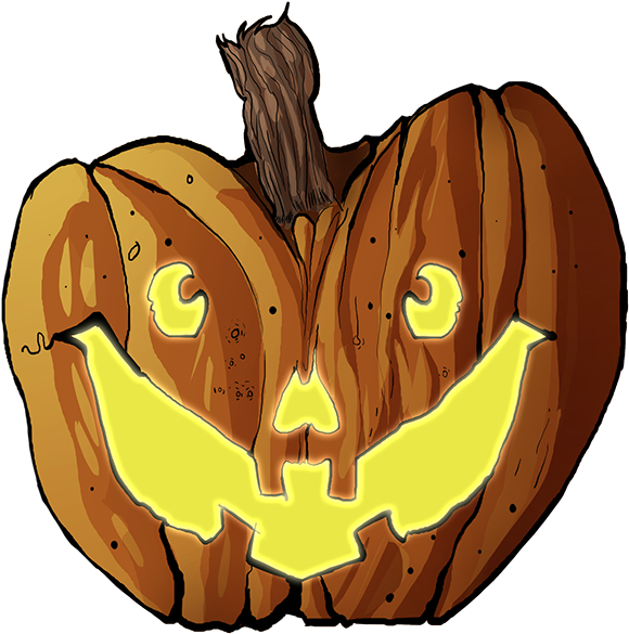 Halloween Storybook Clipart (600x595), Png Download