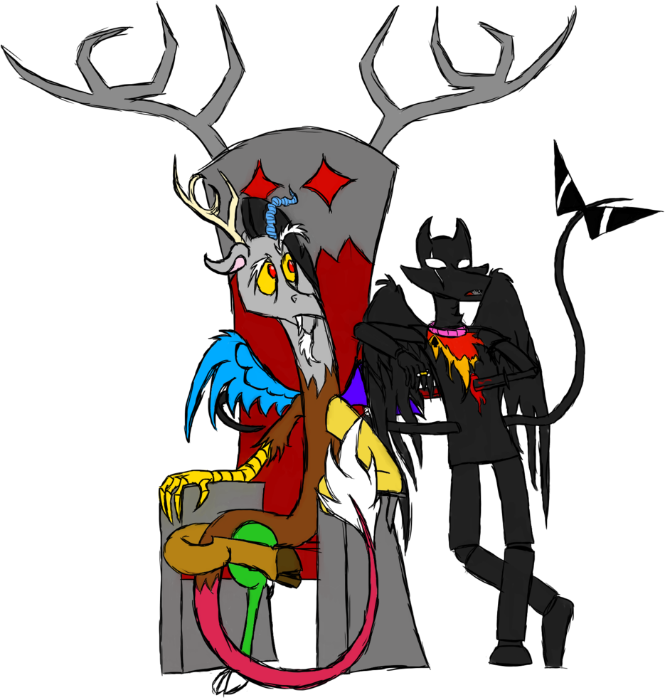 Rexlupin, Bec Noir, Blood, Crossover, Discord, Discord's Clipart (941x1024), Png Download