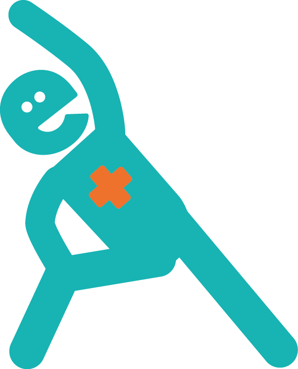 Life Healthy Stretch Clipart (590x730), Png Download