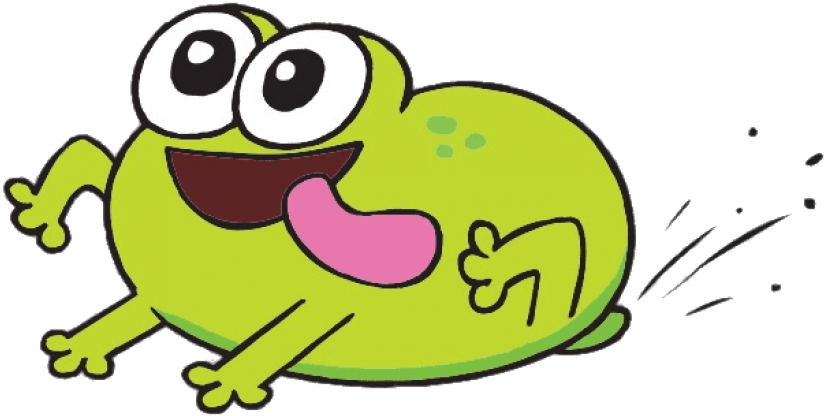 Free Png Download Breadwinners Jelly The Frog Clipart Transparent Png (850x425), Png Download