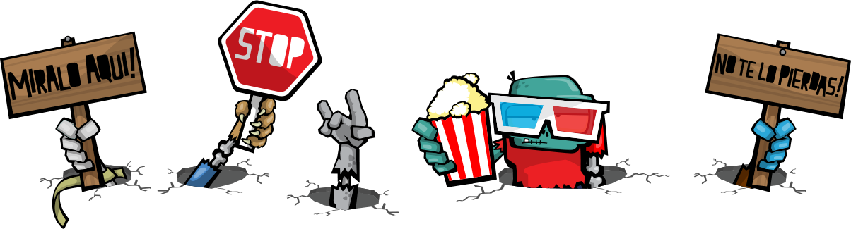 Zombie Infection Personajes Clipart (1204x325), Png Download