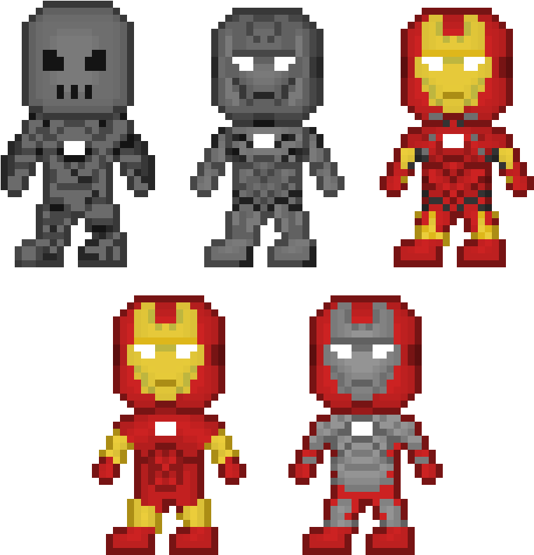 Iron Man Mark I-v Clipart (910x890), Png Download