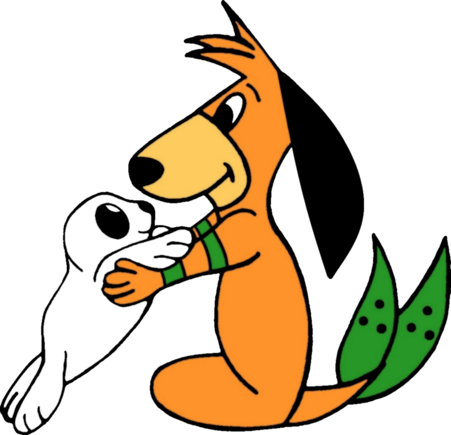 A Baby Seal And A Merdoggie By Augiedoggie Fan Clipart (911x878), Png Download