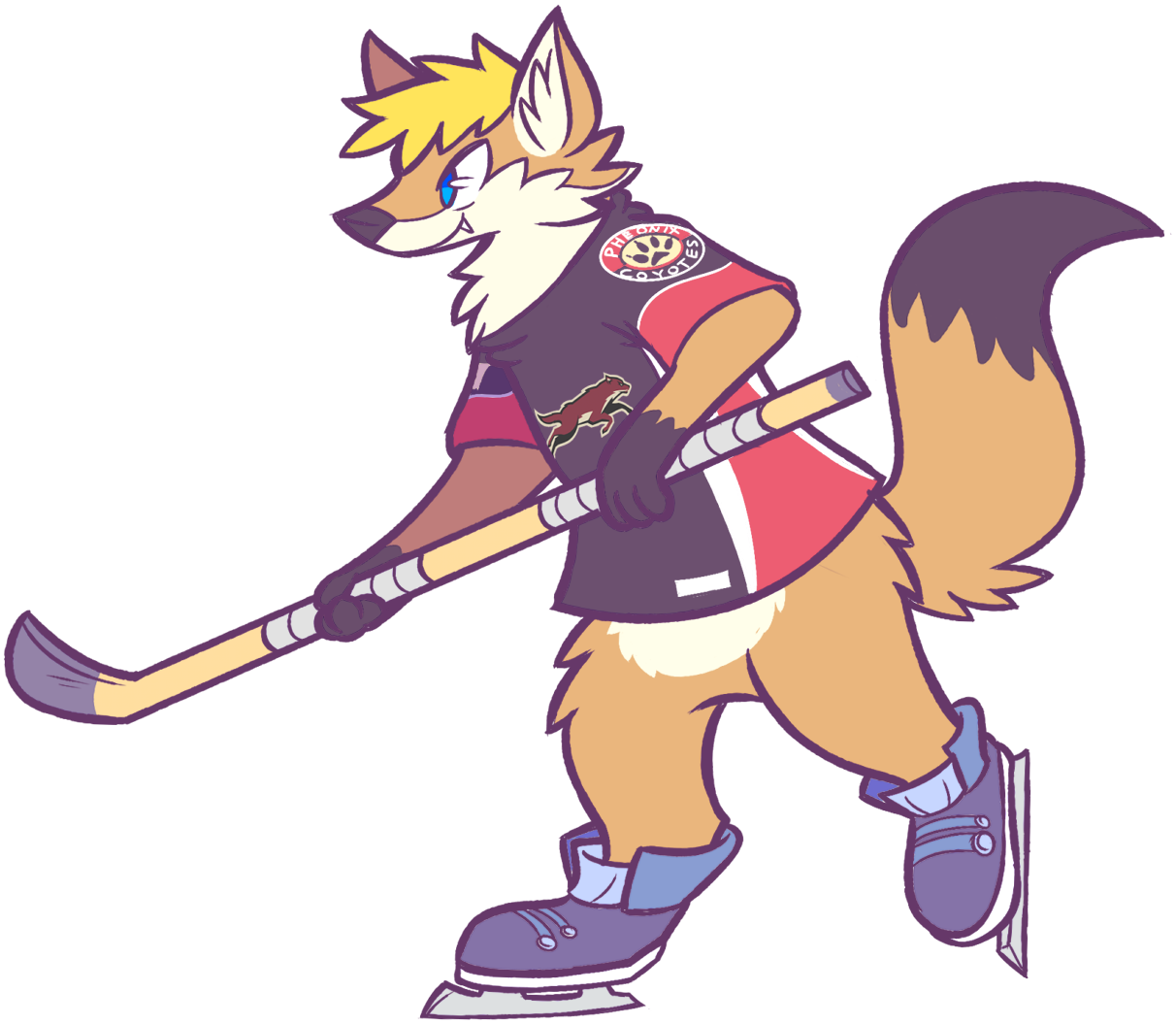 Pheonix Coyotes Clipart (1212x1055), Png Download