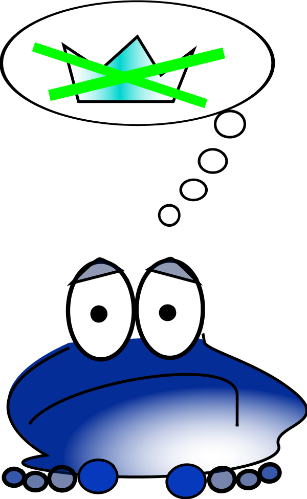 Sad Frog Clip Art - Png Download (600x975), Png Download