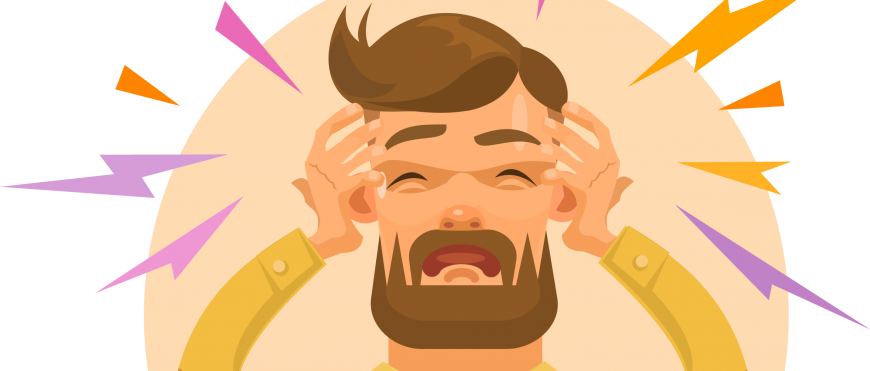 Take The Headache Out Of Tax Time Clipart (870x371), Png Download