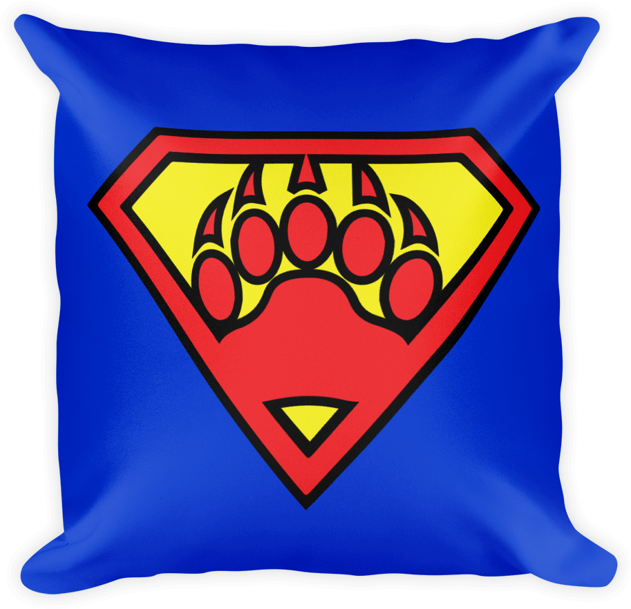 Superbear Pillow Swish Embassy Clipart (1000x1000), Png Download