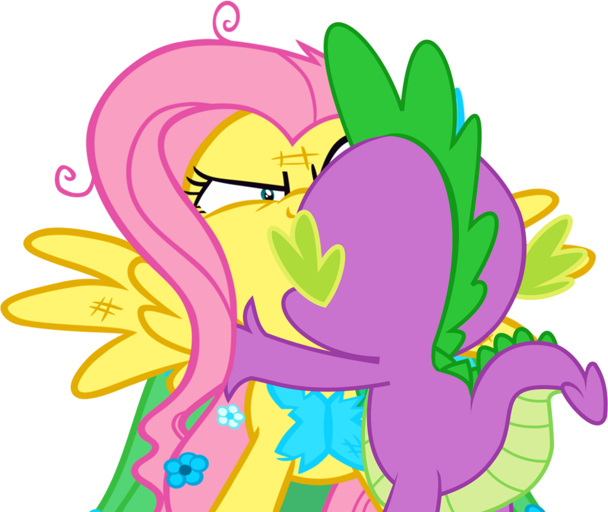 Twilightpoint, Edit, Female, Fluttershy, Flutterspike, Clipart (1214x1024), Png Download