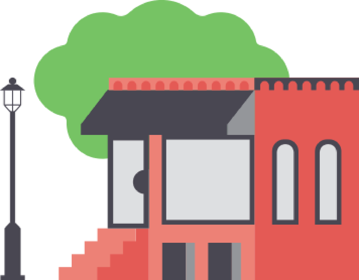 Small Business Illustration Clipart (1483x1158), Png Download