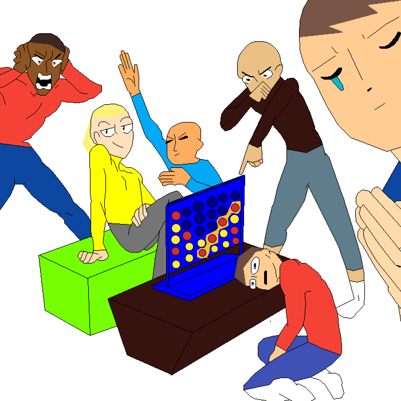 Legendary Connect 4 Clipart (1400x1400), Png Download