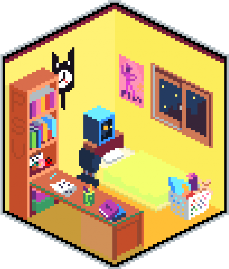 Psu's Room Clipart (1000x1000), Png Download
