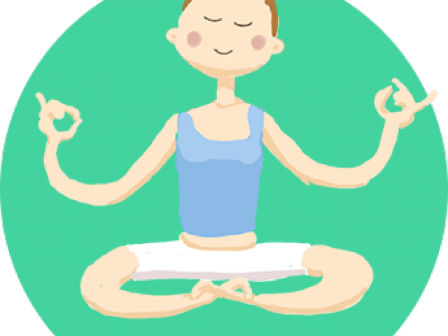 Meditation Clipart Bee - Png Download (640x480), Png Download