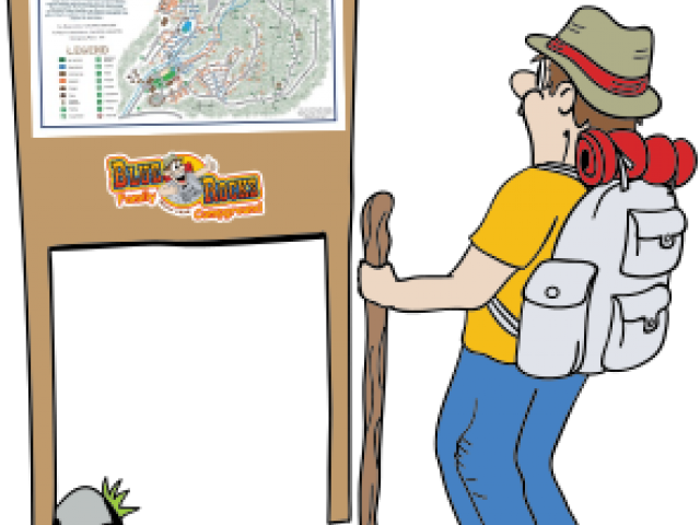 Camper Clipart Kid Hike - Png Download (640x480), Png Download