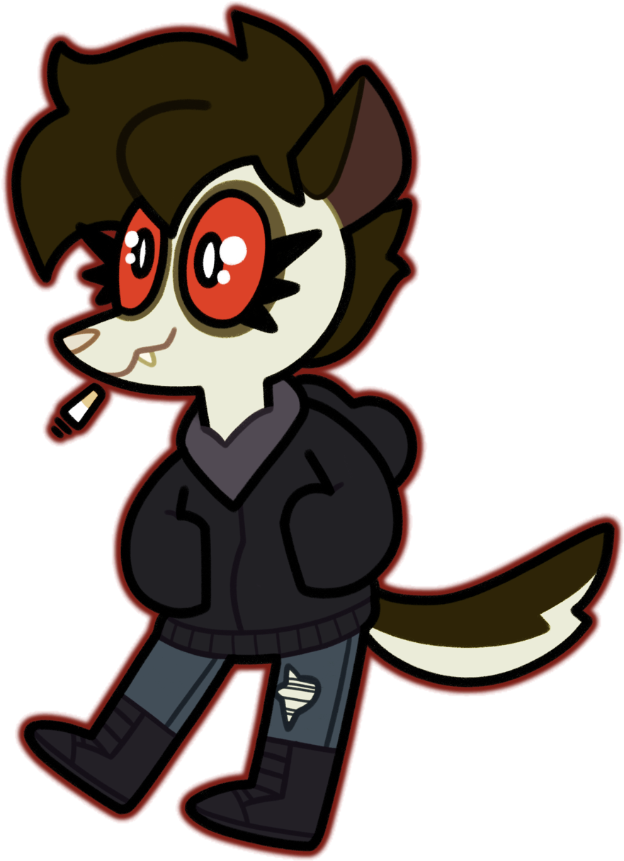 I Feel Like @drawdroid's Oc Camilla And Wolf Would Clipart (1280x1280), Png Download