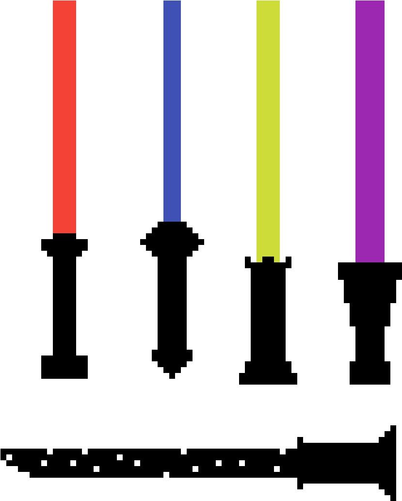 Light Saber Colors , Png Download Clipart (829x1033), Png Download