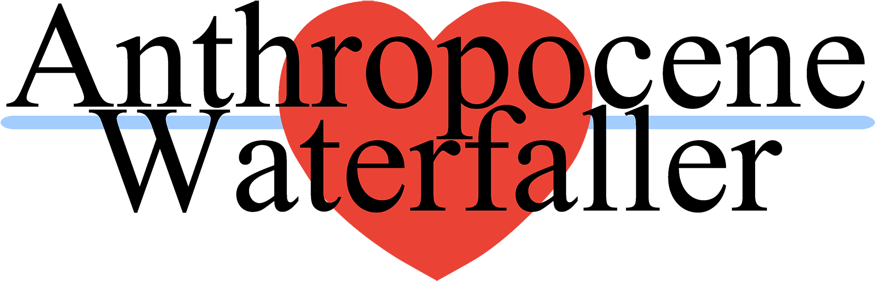 Anthropocene Waterfaller At Heart Clipart (1800x615), Png Download