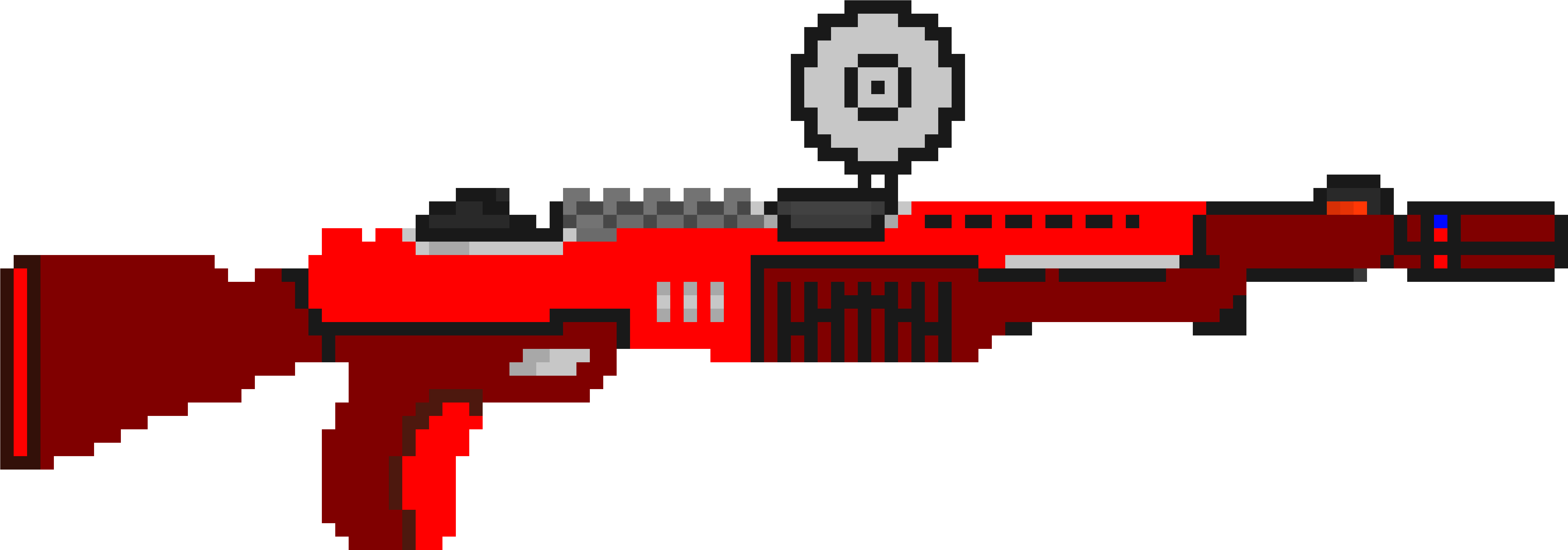 Pap Shotgun Red Clipart (6200x2300), Png Download