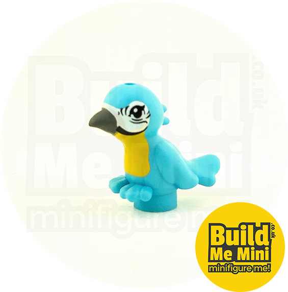 Lego Animals Parrot Bird Macaw Clipart (600x600), Png Download