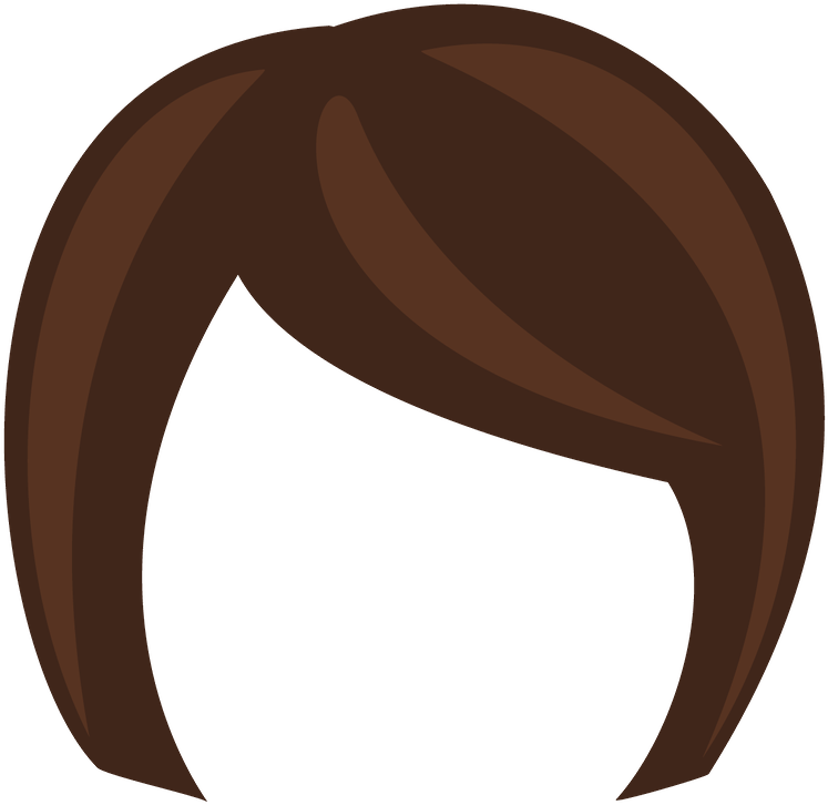 Long Bangs Blonde Clipart (900x900), Png Download