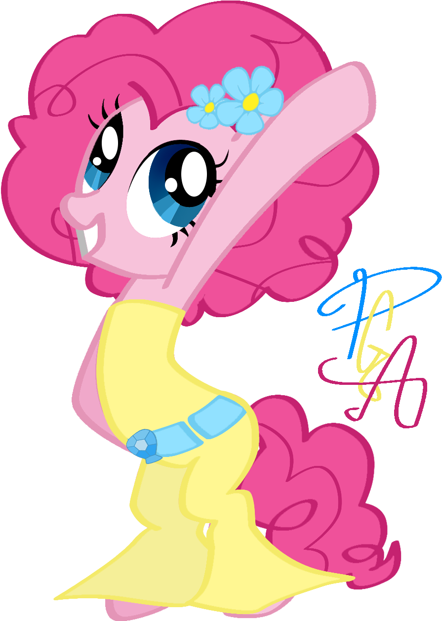 Pinkie Pie Pink Vertebrate Nose Clip Art Fictional - Png Download (939x1280), Png Download