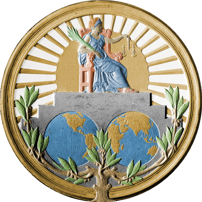 Seal Of The International Court Of Justice Clipart (688x688), Png Download