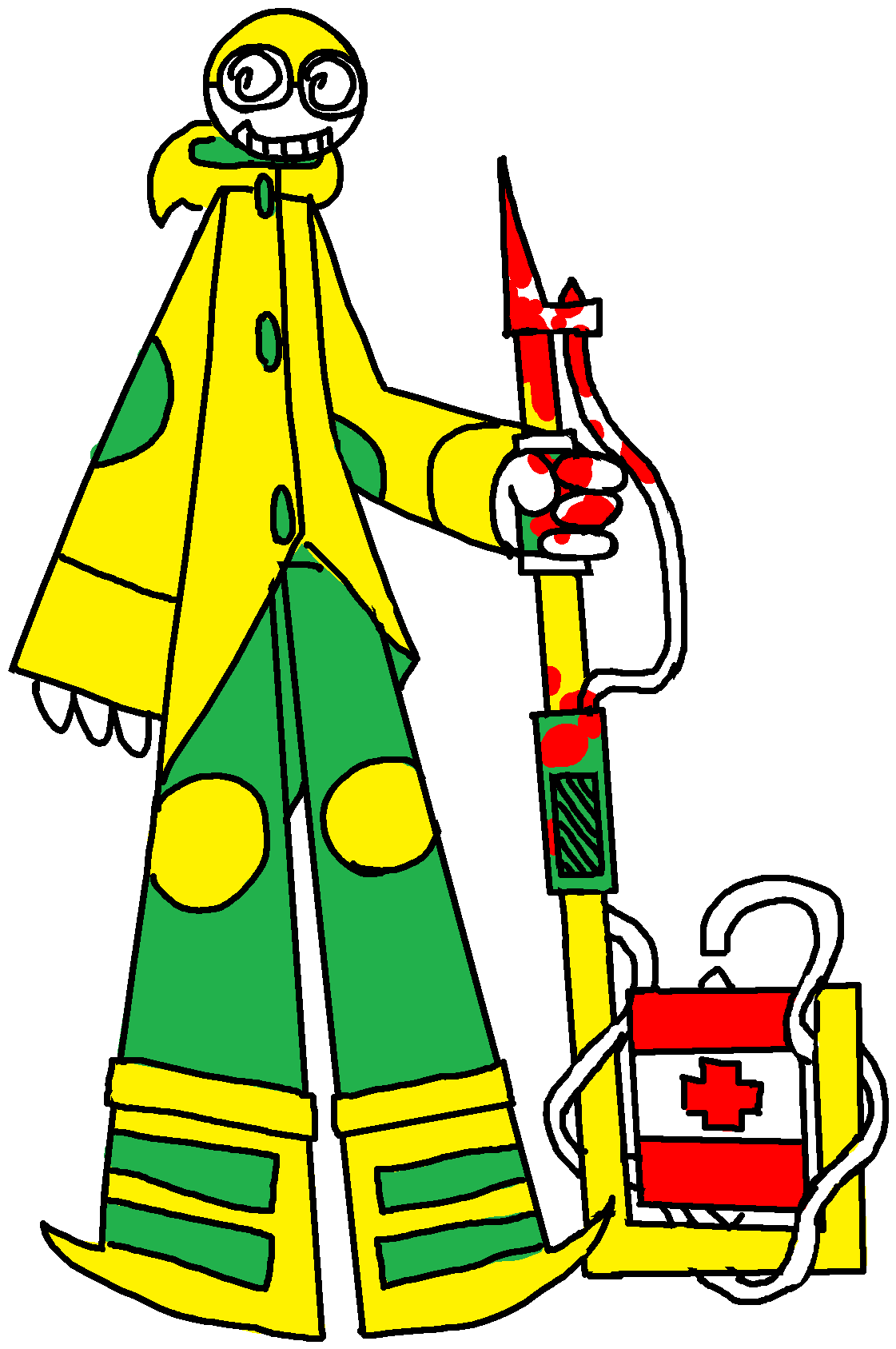 A Hazmat Scientist Who Also Works At What Totally Isnt Clipart (1171x1702), Png Download