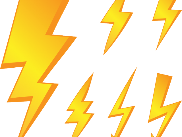 Drawn Lightning Illustrator Clipart (640x480), Png Download