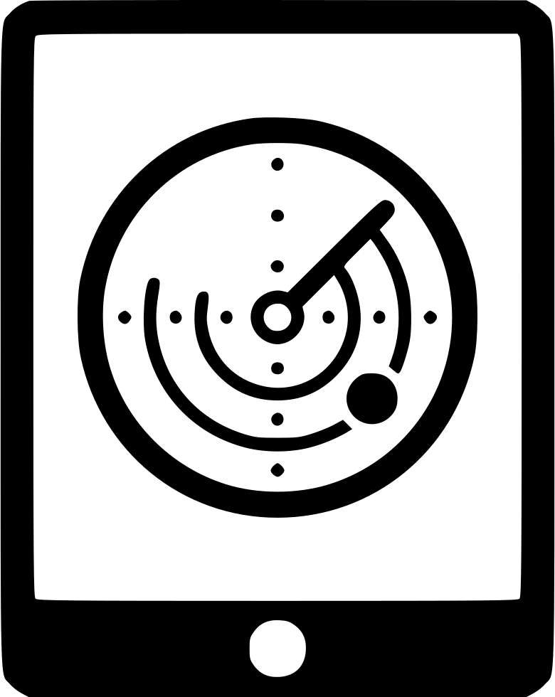 Mobile Radar Comments Clipart (780x980), Png Download