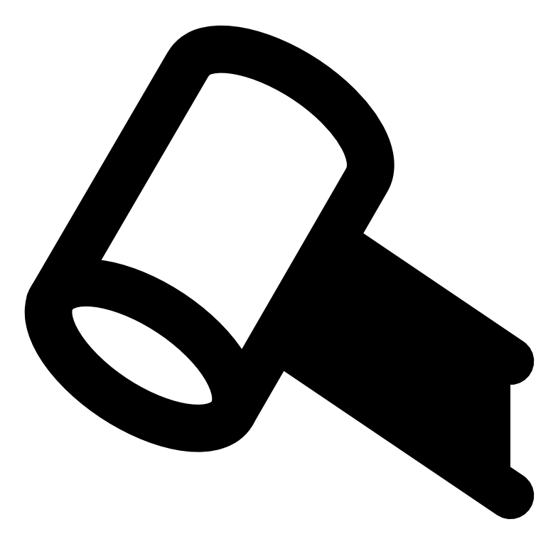 Clipart - Mono Auction - Png Download (800x800), Png Download